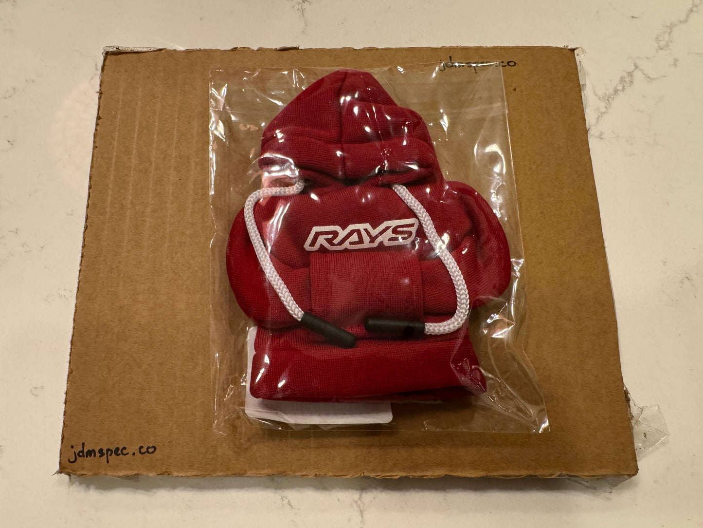 RAYS Official Shift Knob Cover - Red