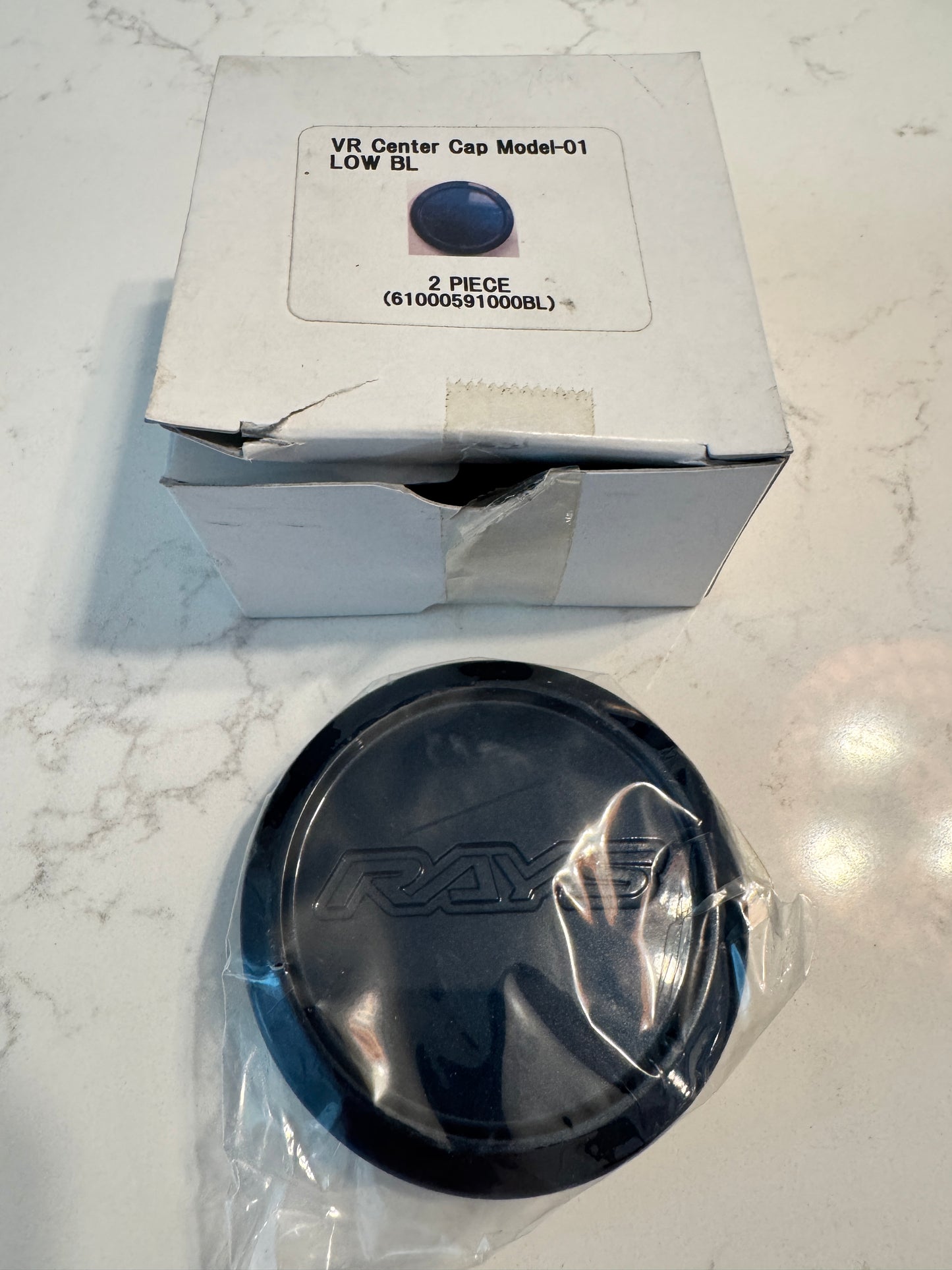 Volk Racing MODEL-01 Centre Caps - Magnesium Blue