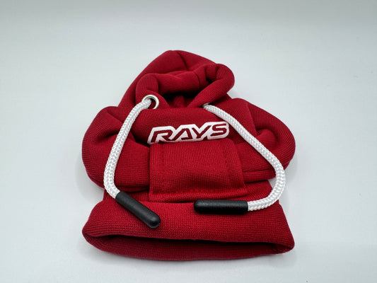 RAYS Official Shift Knob Cover - Red