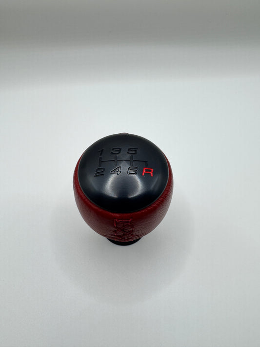 Genuine Honda 2023+ Civic Type-R FL5 Leather Shift Knob (Red) - 08U92-T60-110 - TAKE OFF
