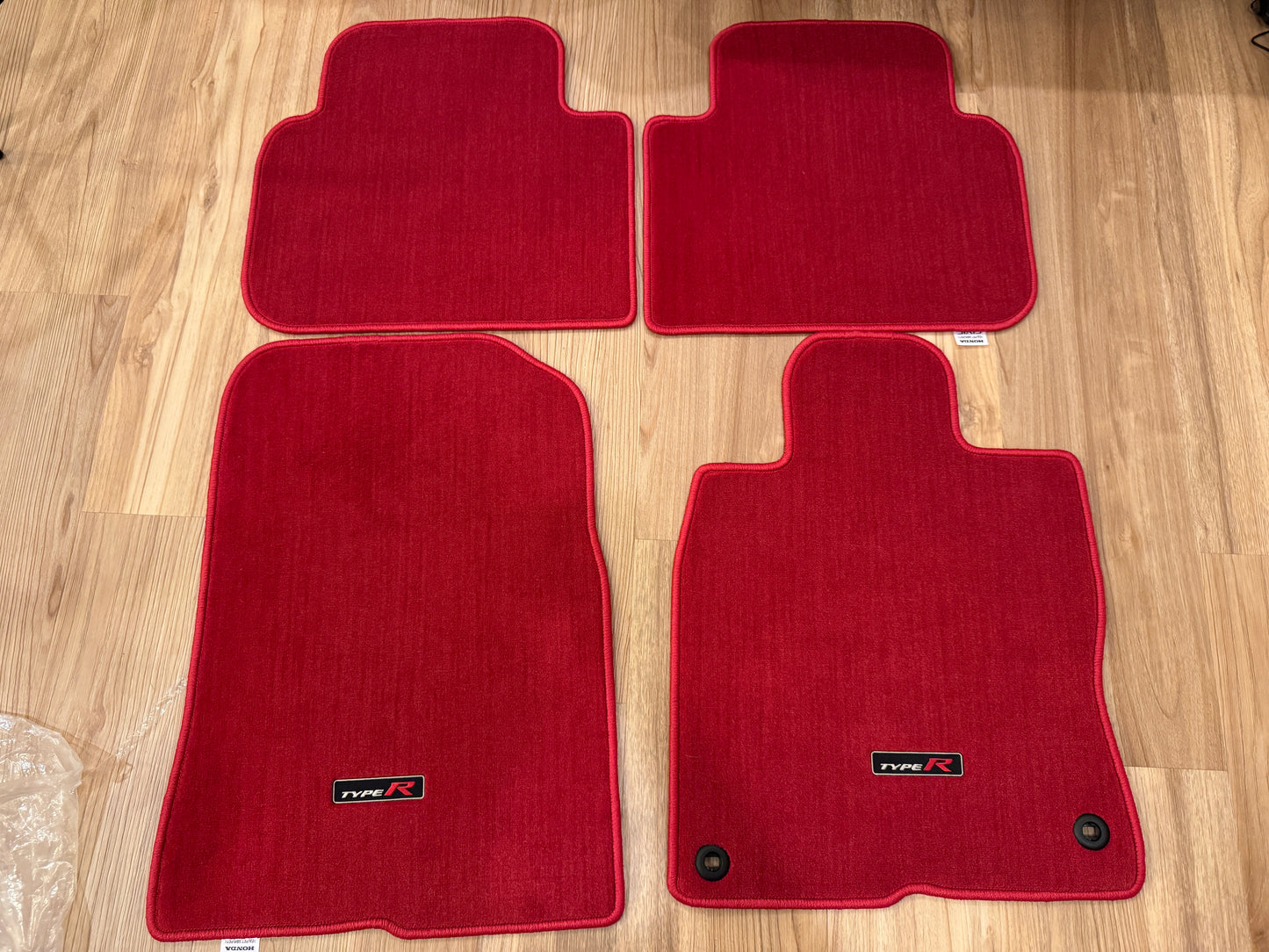 Genuine Honda OEM Type R Floor Mats - FL5 Type R - 83600-T60-A01ZA