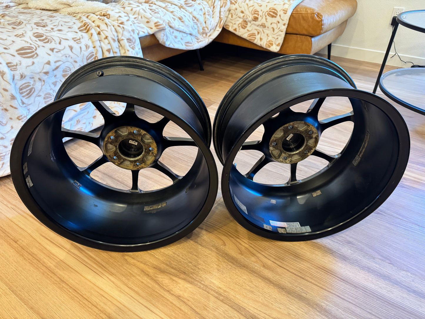 Volk Racing NE24 - 18x9.5 / +45 / 5x120 - Shining Black Metal (FL5/FK8 Civic Type R Fitment)