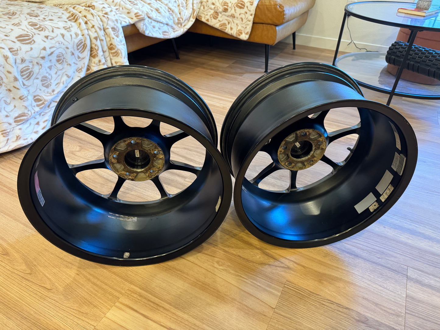 Volk Racing NE24 - 18x9.5 / +45 / 5x120 - Shining Black Metal (FL5/FK8 Civic Type R Fitment)