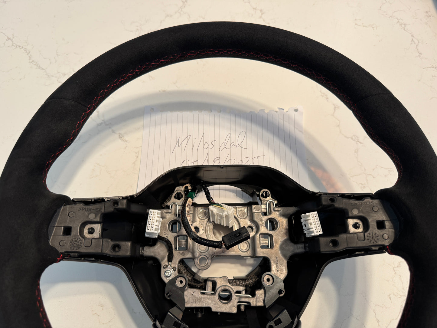 Honda OEM Alcantara Steering Wheel 08U97-T60-110