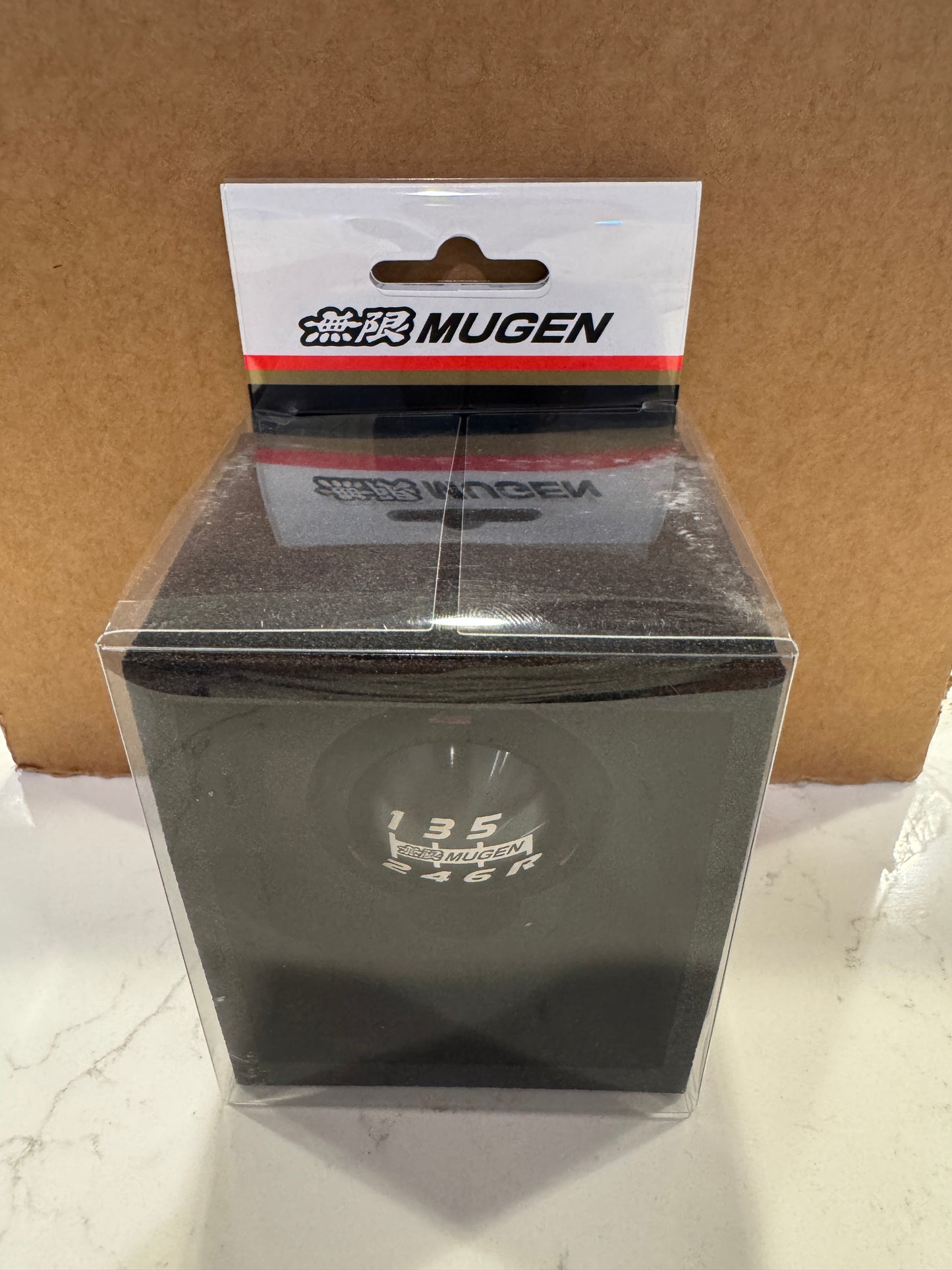 Mugen Alcantara 6 Speed Shift Knob - 54102-XMEB-K0S0