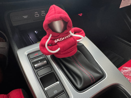 RAYS Official Shift Knob Cover - Red