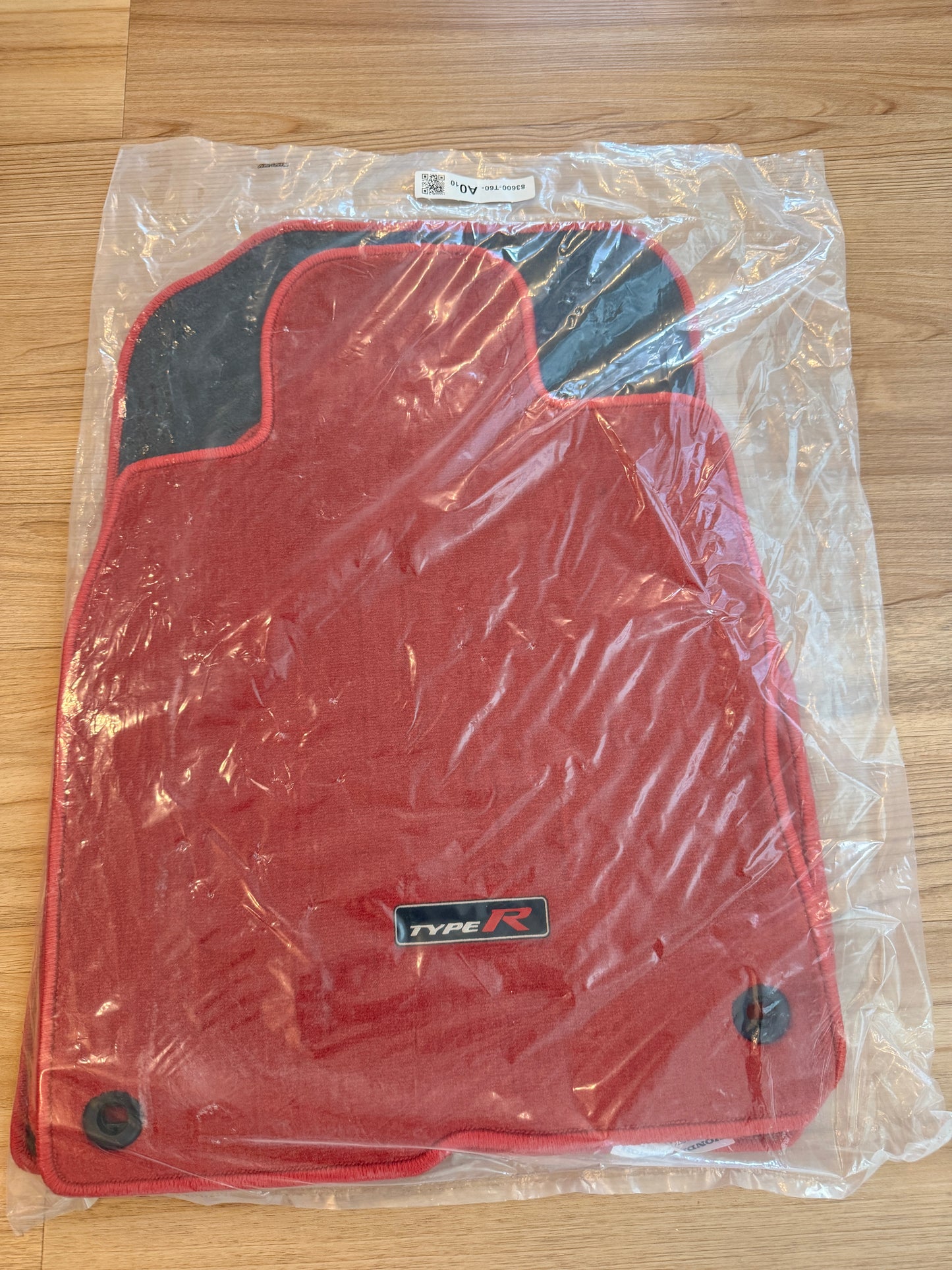 Genuine Honda OEM Type R Floor Mats - FL5 Type R - 83600-T60-A01ZA