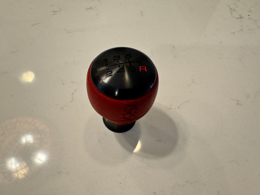Genuine Honda 2023+ Civic Type-R FL5 Leather Shift Knob (Red) - 08U92-T60-110 - USED