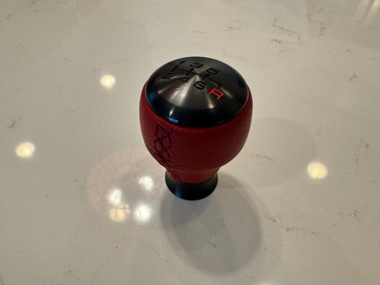 Genuine Honda 2023+ Civic Type-R FL5 Leather Shift Knob (Red) - 08U92-T60-110 - USED