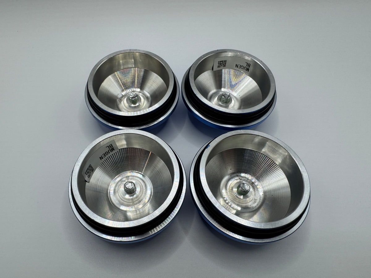 Mugen | MF10 Centre Caps - Blue - 42710-MF3-00S0-BL - Display