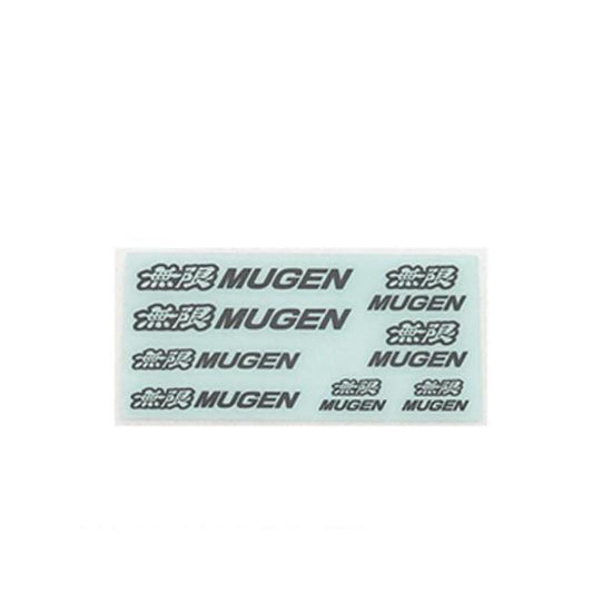 Mugen Metal Sticker Set - Bright Silver Nickel Metal 90000-YZ5-314A
